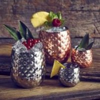 8cl Copper Pineapple Cup